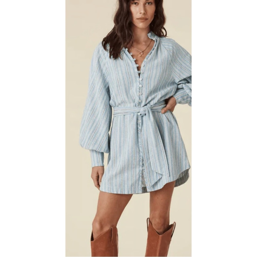 SPELL RODEO BLOUSE DRESS - Size Small